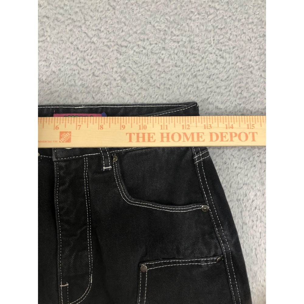 Empyre Jeans Womens 0 (25x29.5) Black Y2K Straight - Picture 15 of 16